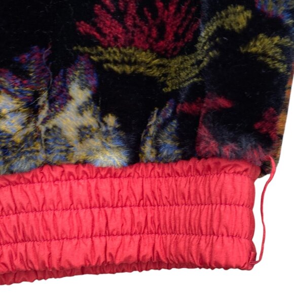 Vintage Fera Faux Fur Vest Whimsigoth Jewel Tone Artsy Ski-Aprés Fairy Grunge-12 - Picture 6 of 14